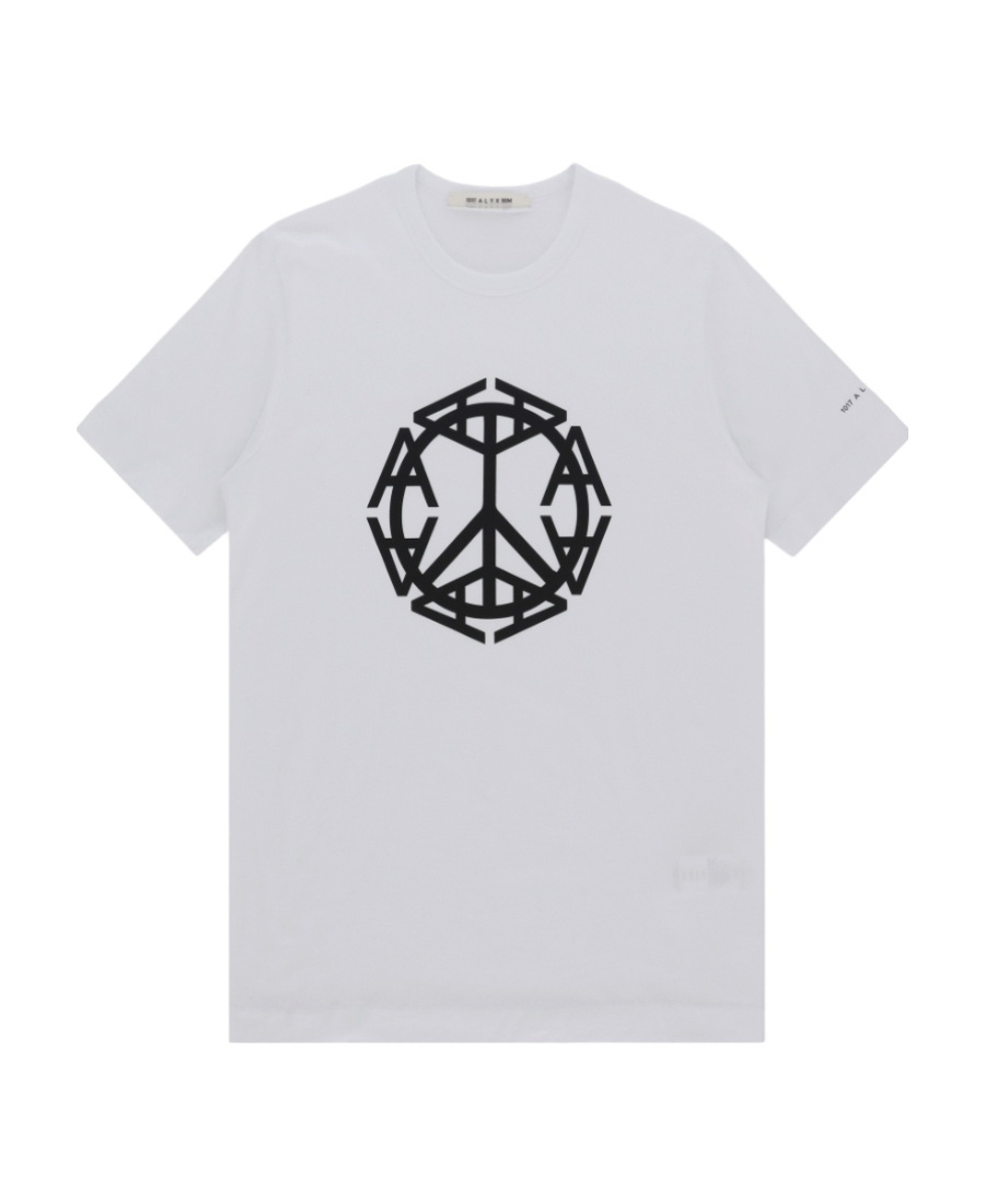 ALYX PEACE SIGN LOGO-PRINT T-SHIRT