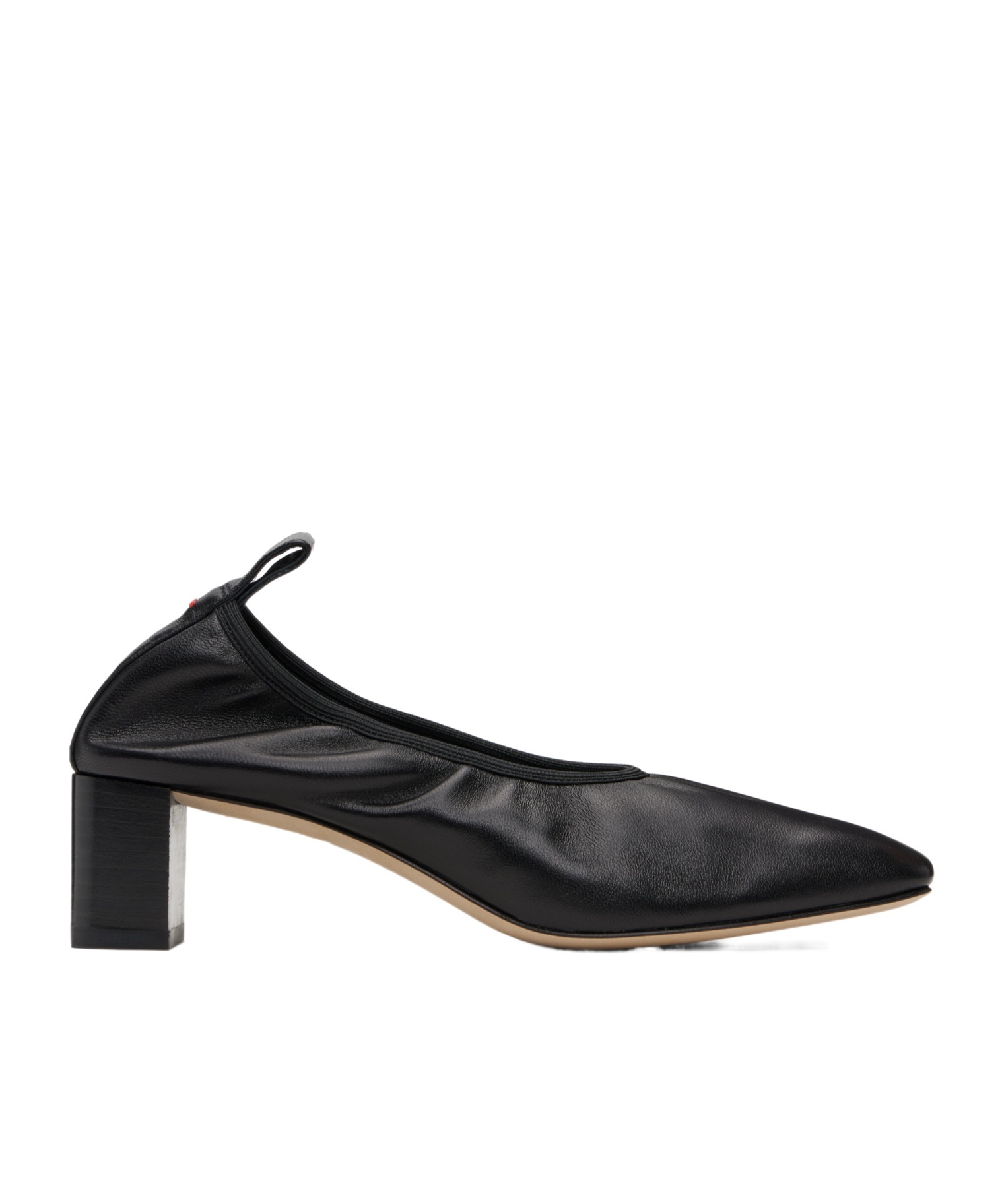 Aeyde Narissa Ruched High Heels In Black