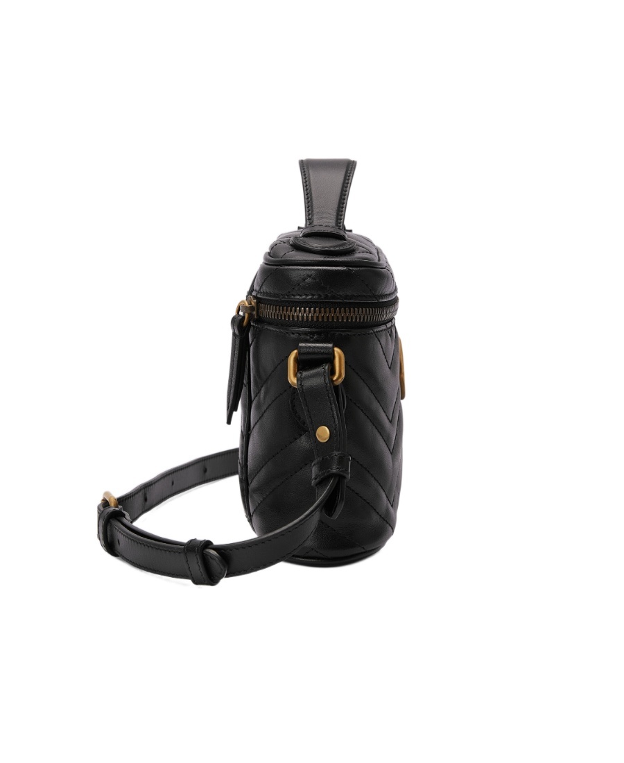 Gucci Gg Marmont Medium Beauty Case In Black