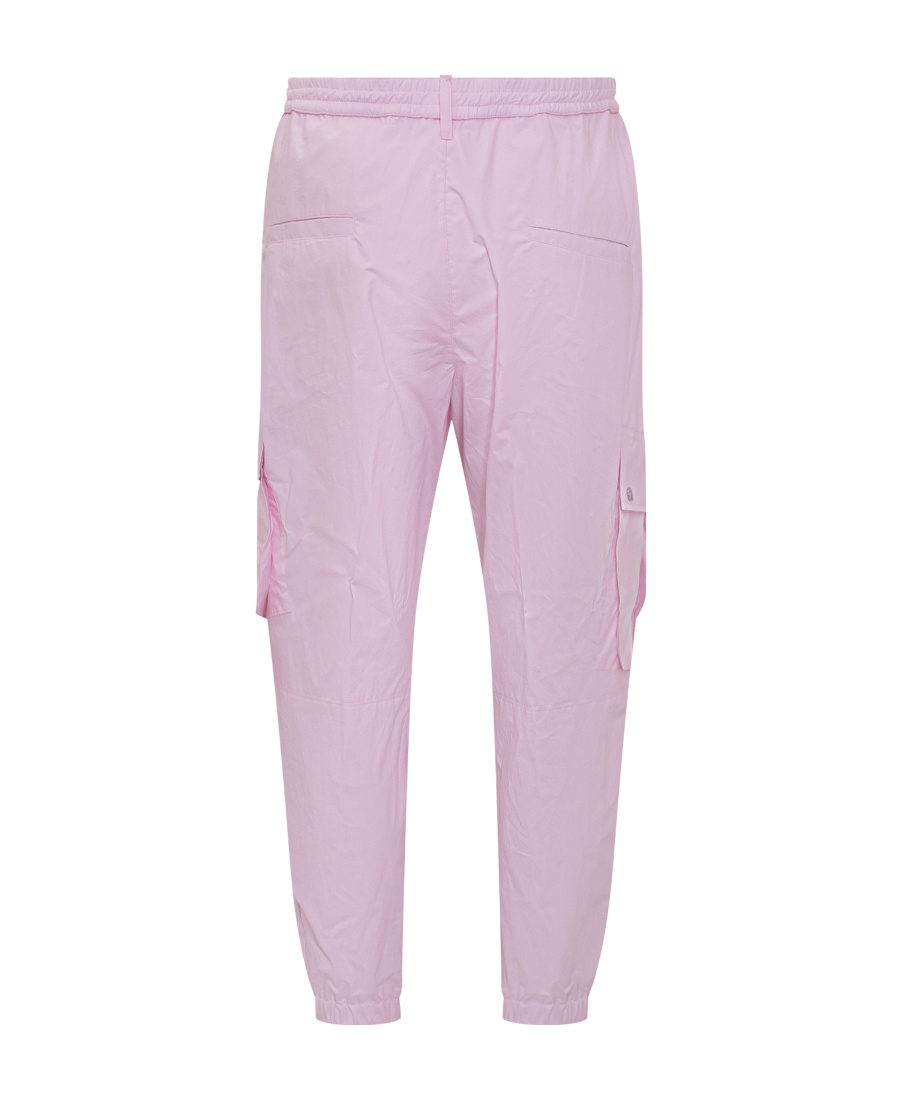 Dsquared2 Logo-print Cargo Trousers In Pink