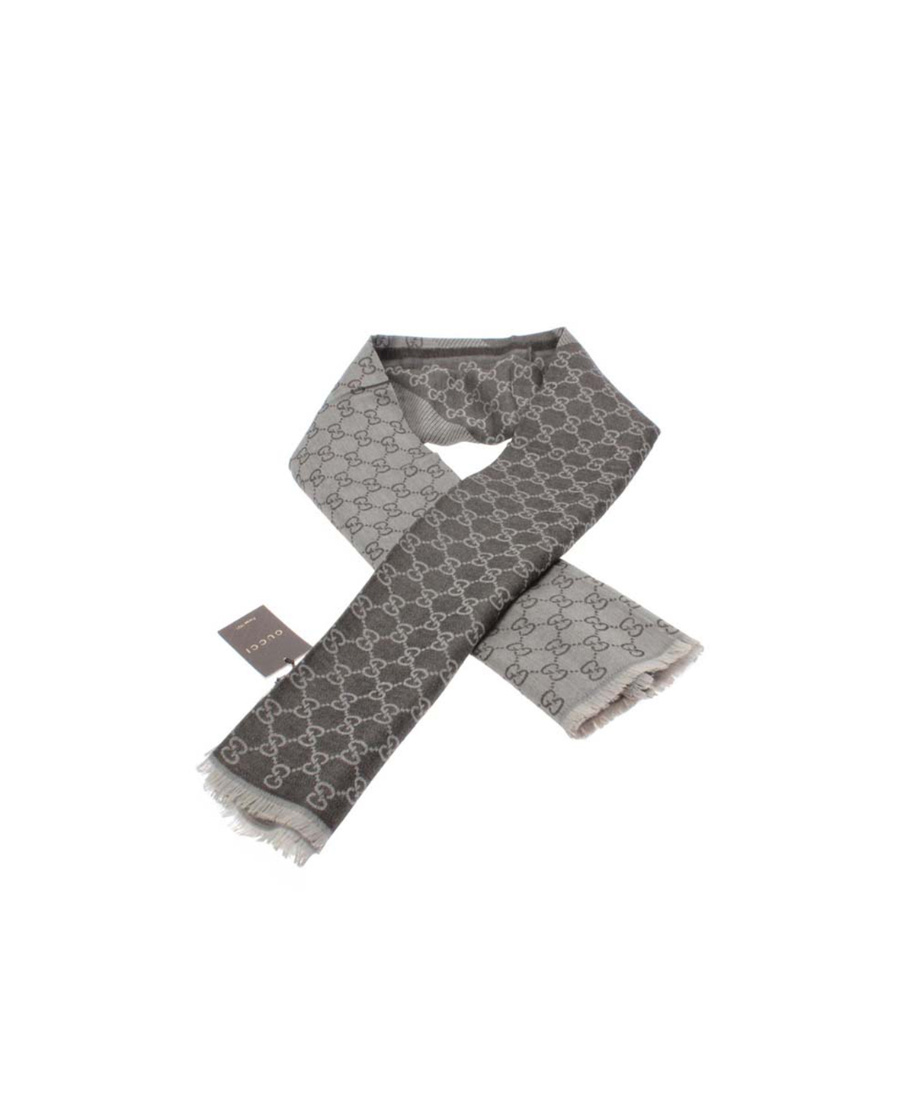 Gucci Logo Scarf In Black