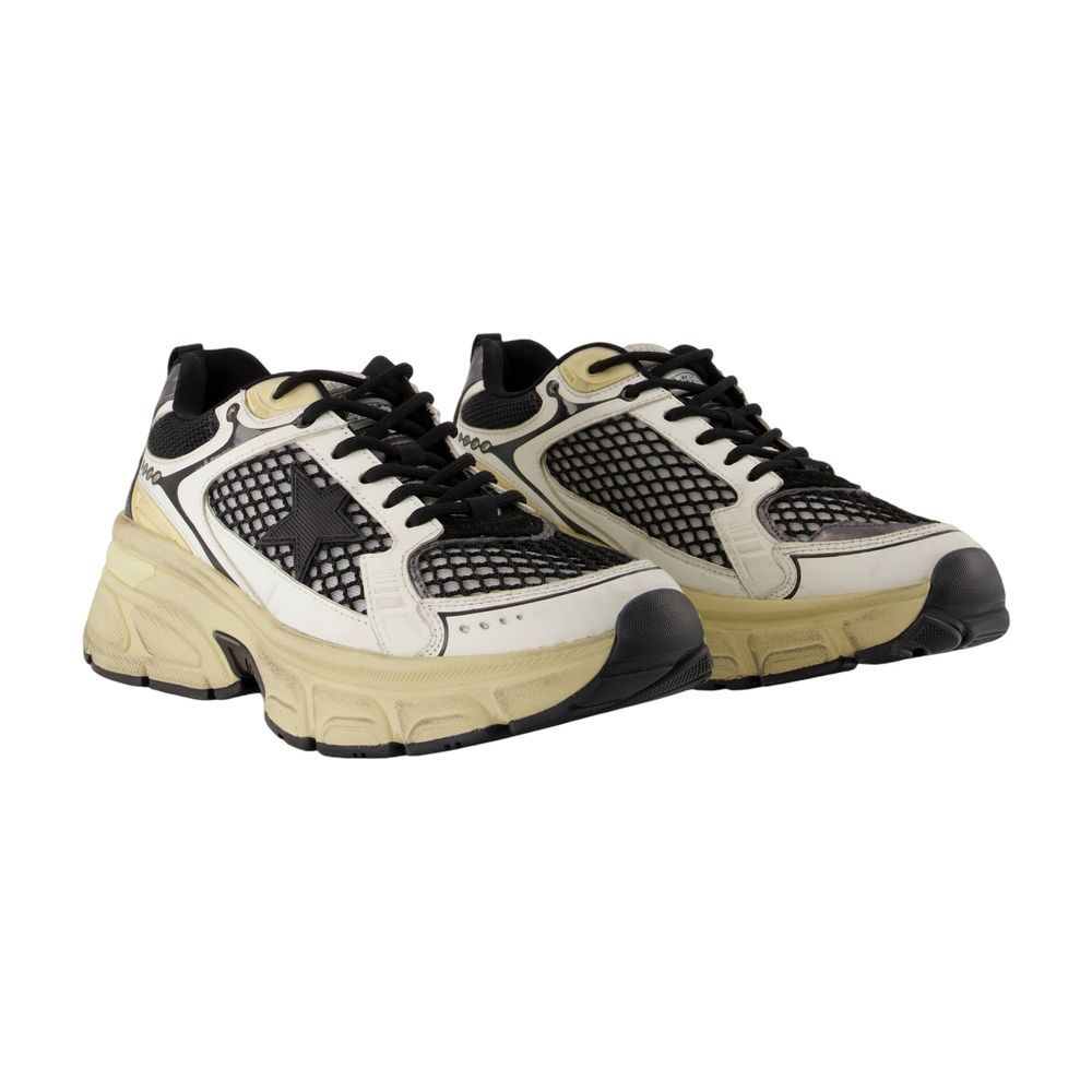 Golden Goose Lightstar Leather Sneakers In Multi