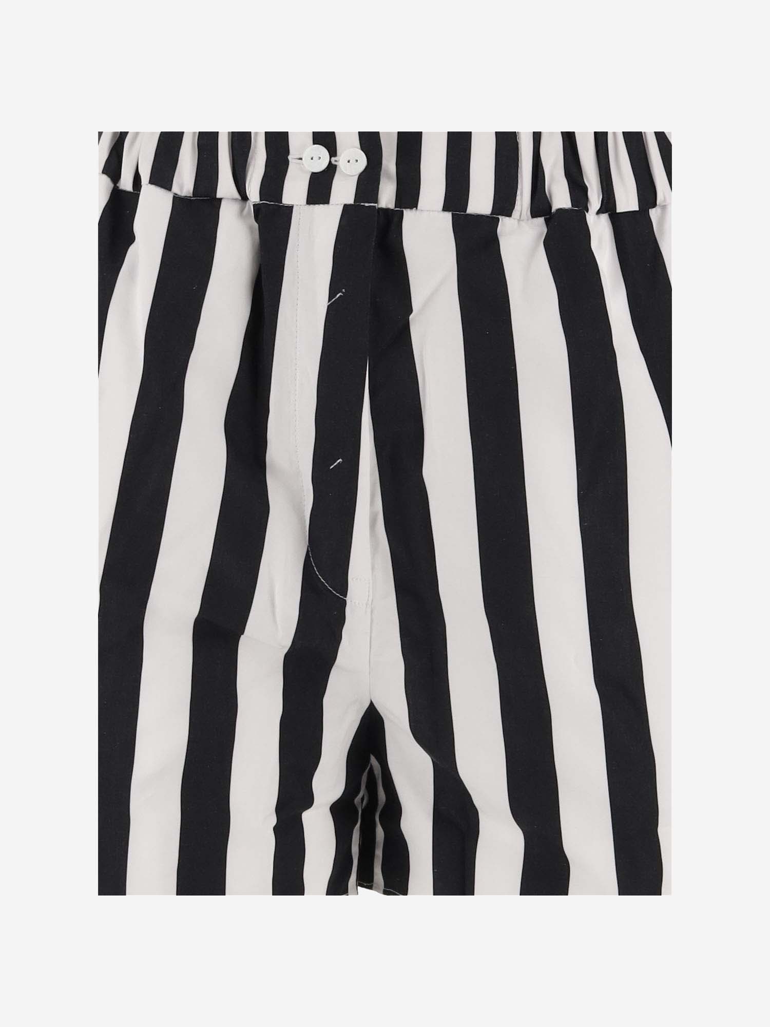 Patou Bermuda "summer Riviera" In Black