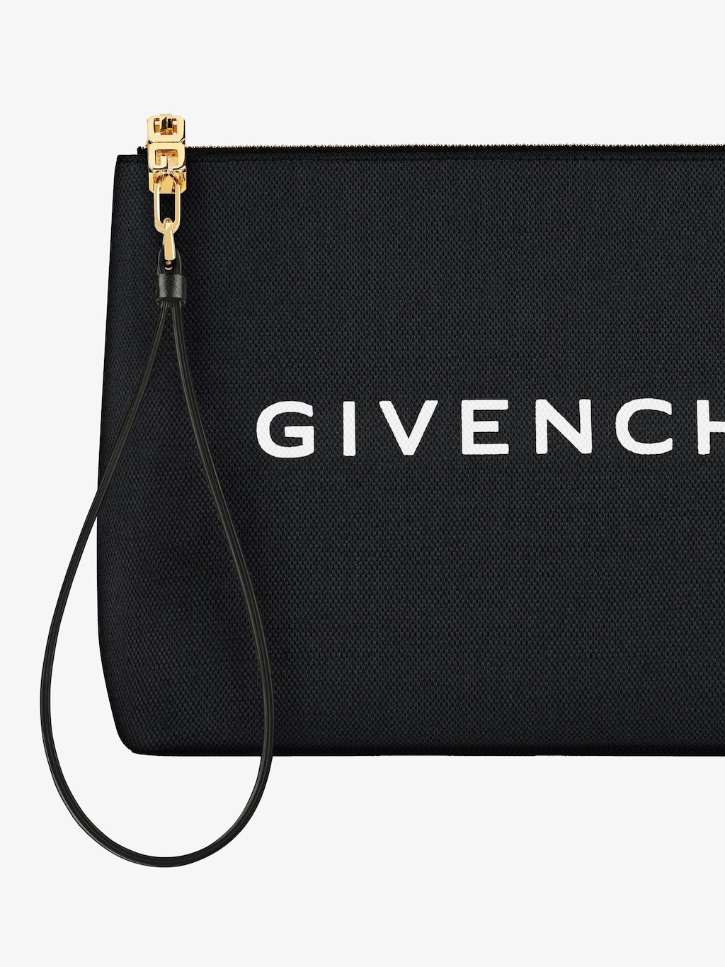 Givenchy Logo-print Clutch Bag In Black