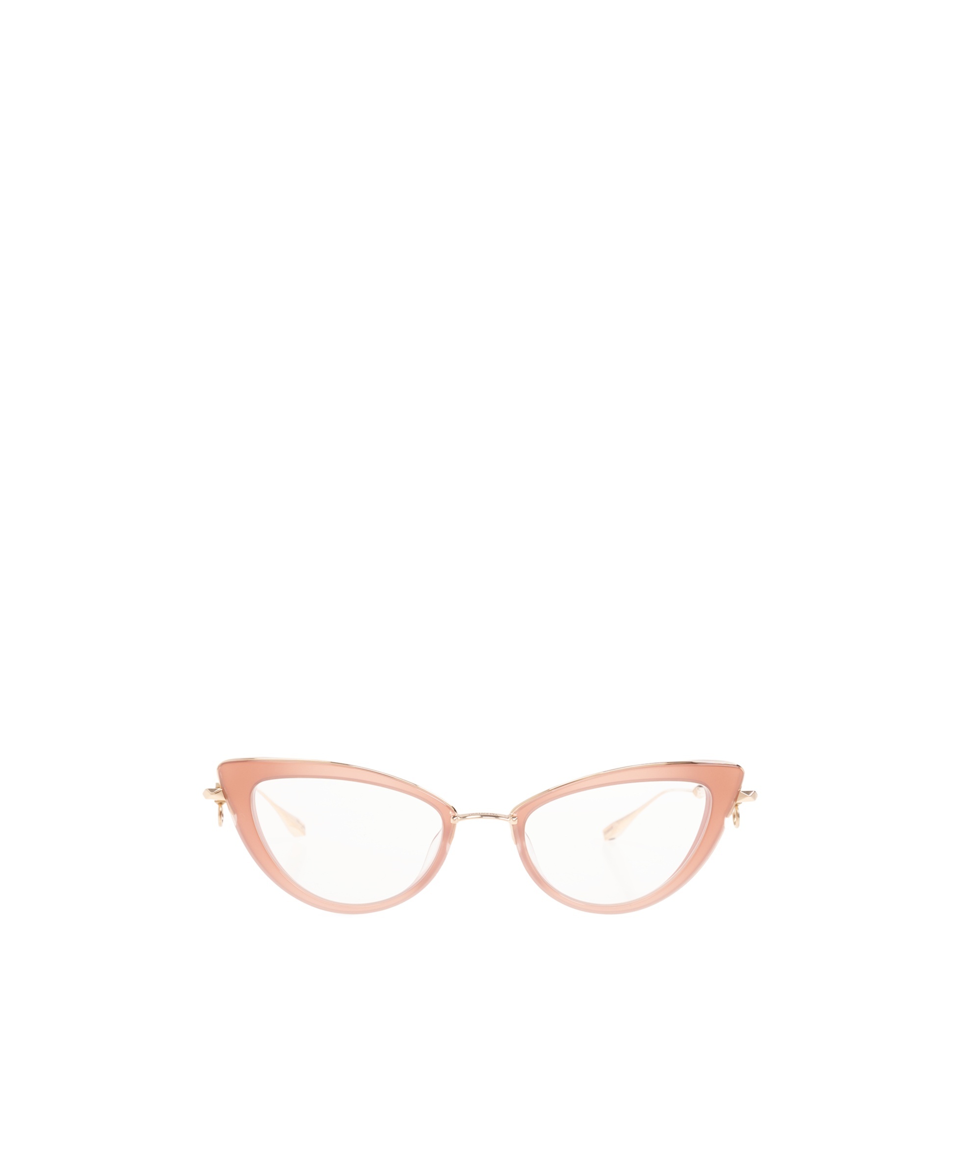 Valentino Cat's Eye Flat Lens In Nude