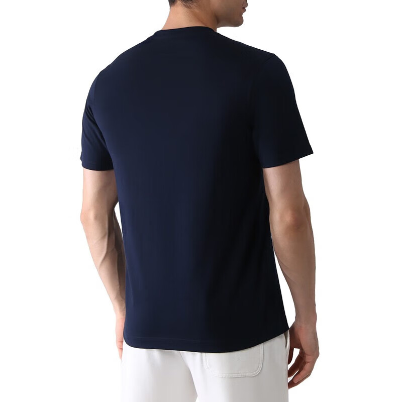 PAUL & SHARK LOGO T-SHIRT WITH ROUND NECK PATTERN