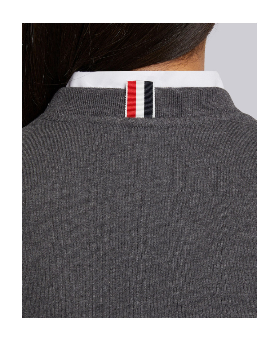 Thom Browne Crewneck Sweatshirt In Gray