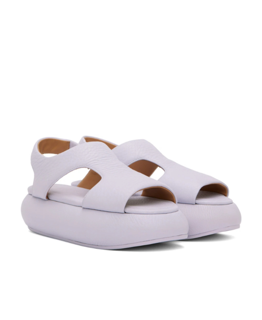 MARSÈLL OPEN-TOED THICK-SOLED FLAT-SOLED SANDALS