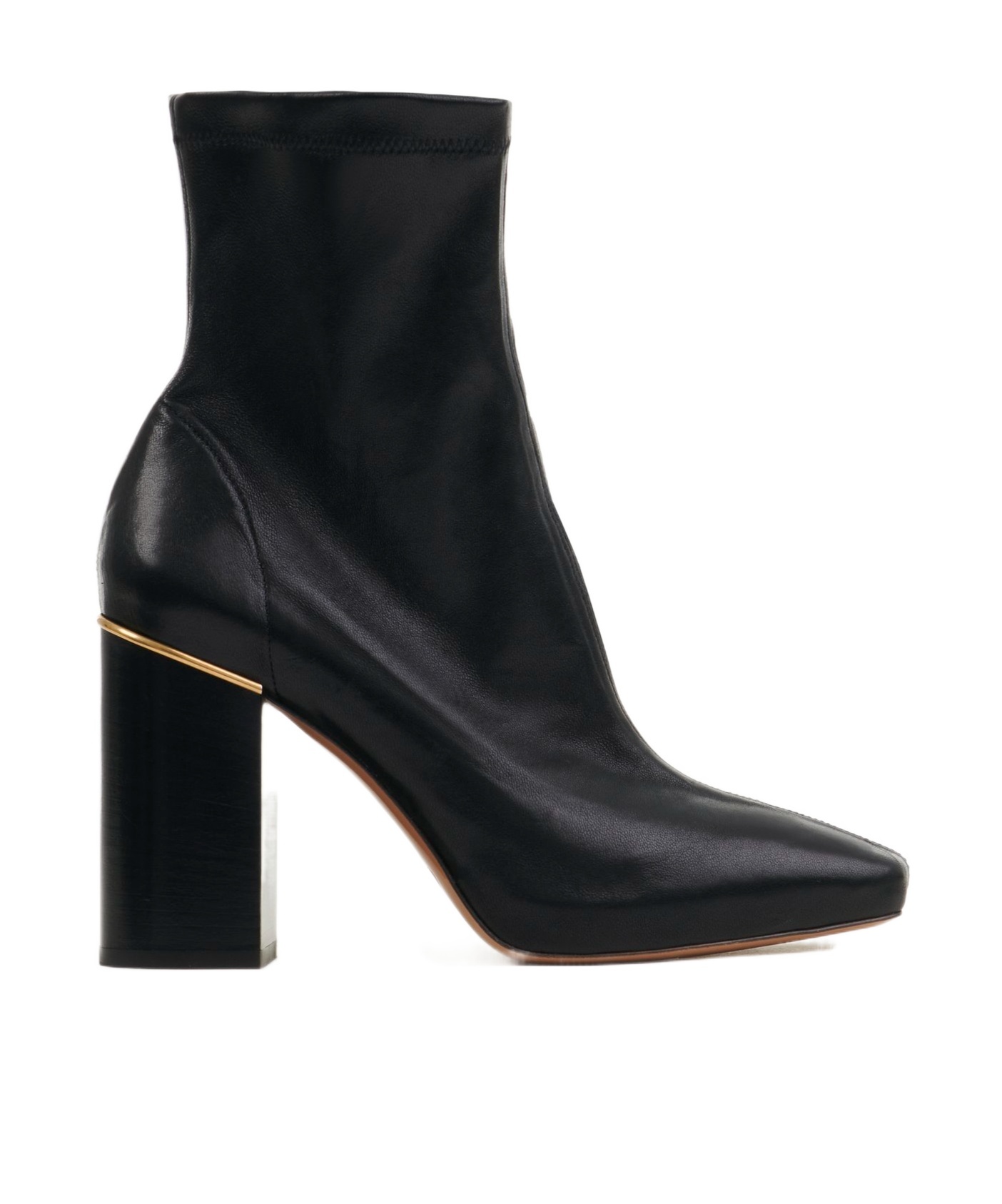 Shop Chloé 90mm Ambre Ankle Boot In Black