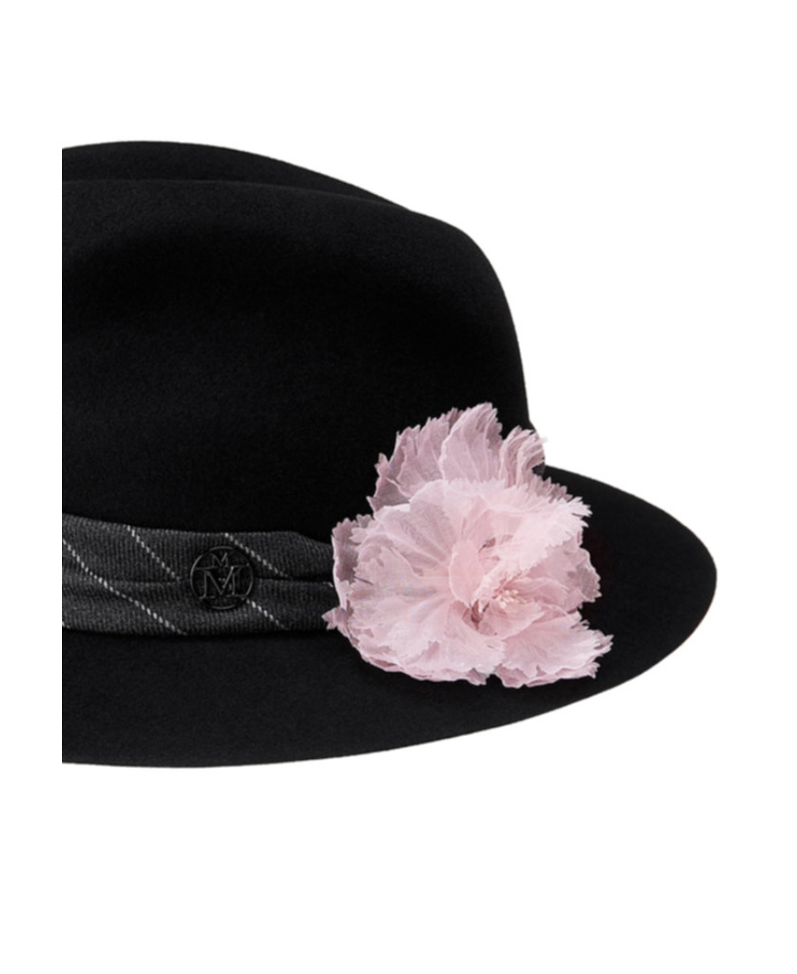 MAISON MICHEL FURFELT FLOWER HAT