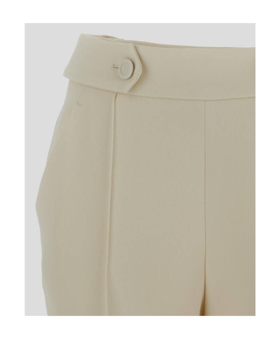 Ermanno Scervino High-waisted Tailored Trousers In Nude