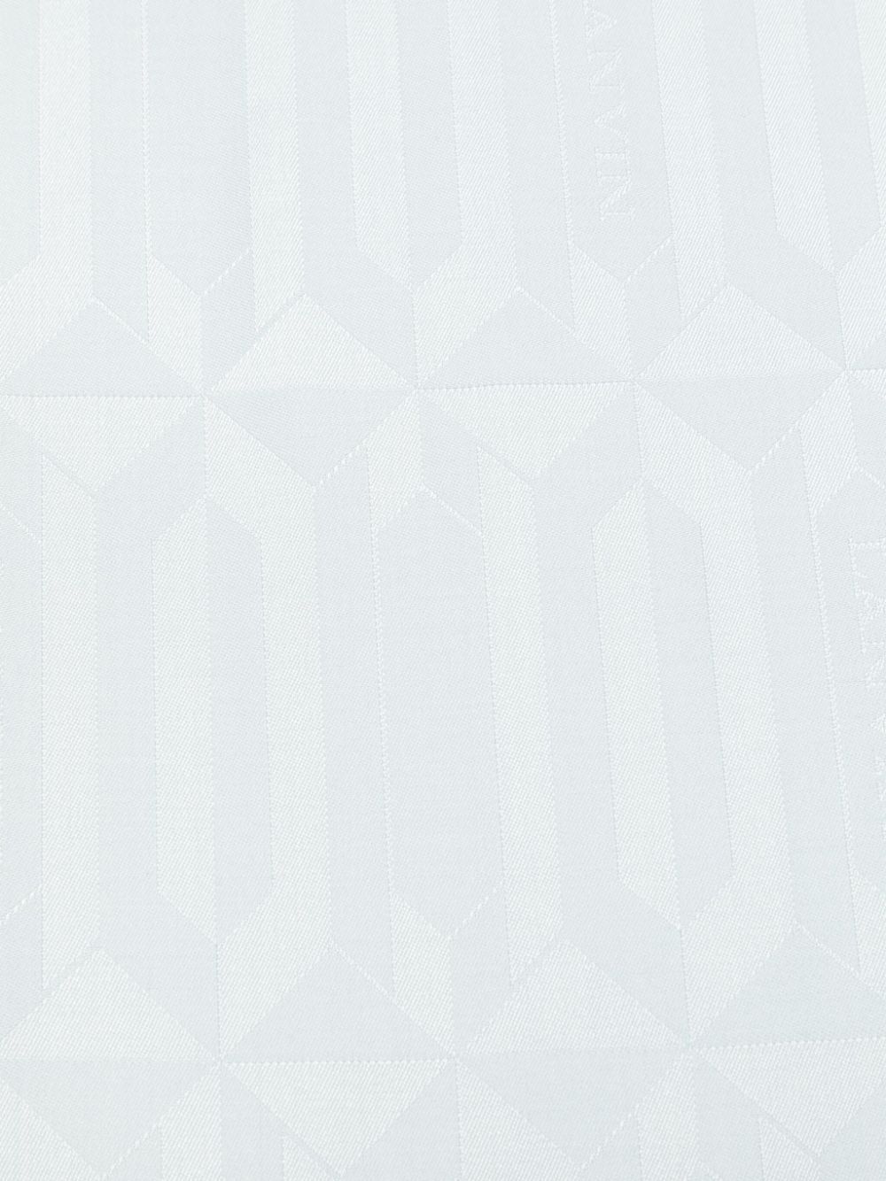 Lanvin Monogram Shawl In White