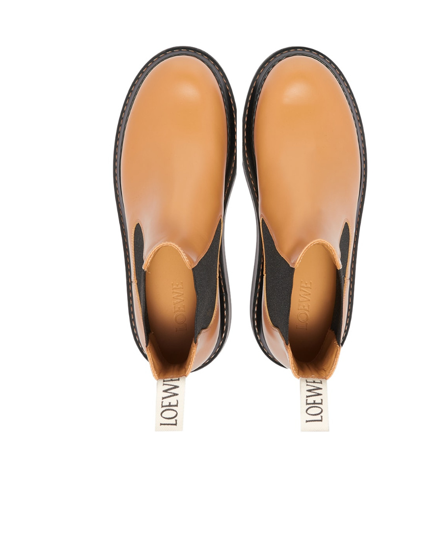 Loewe Logo Chelsea Boots In Black
