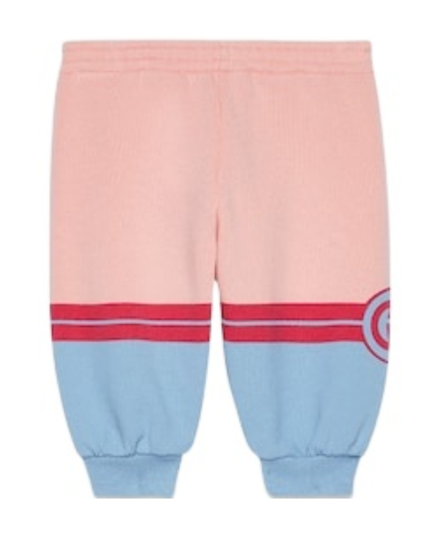 Gucci Interlocking G Cotton Track Pants In Pink