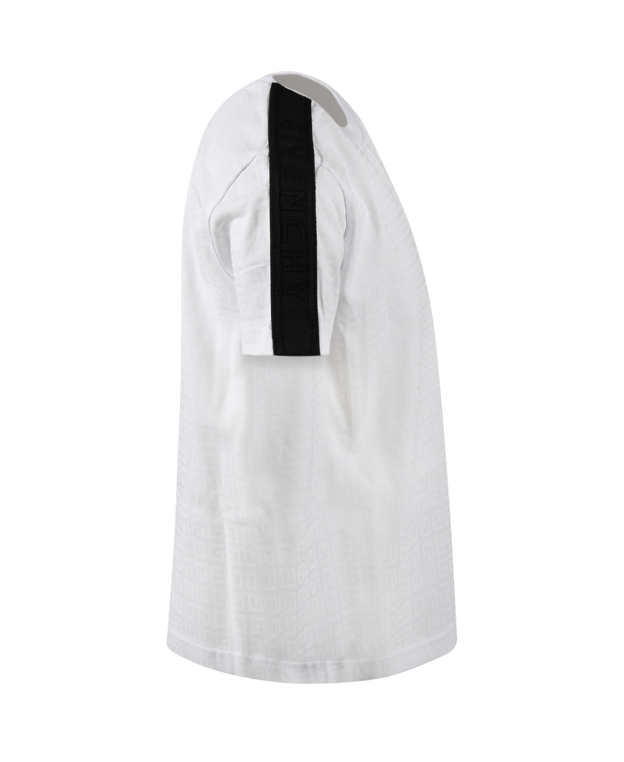 Givenchy Logo-tape Detail T-shirt In White