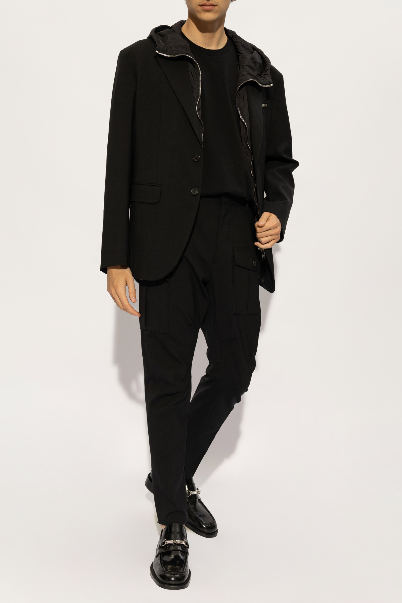 Dsquared2 Dsquared Black Cotton T Shirt Set In Black