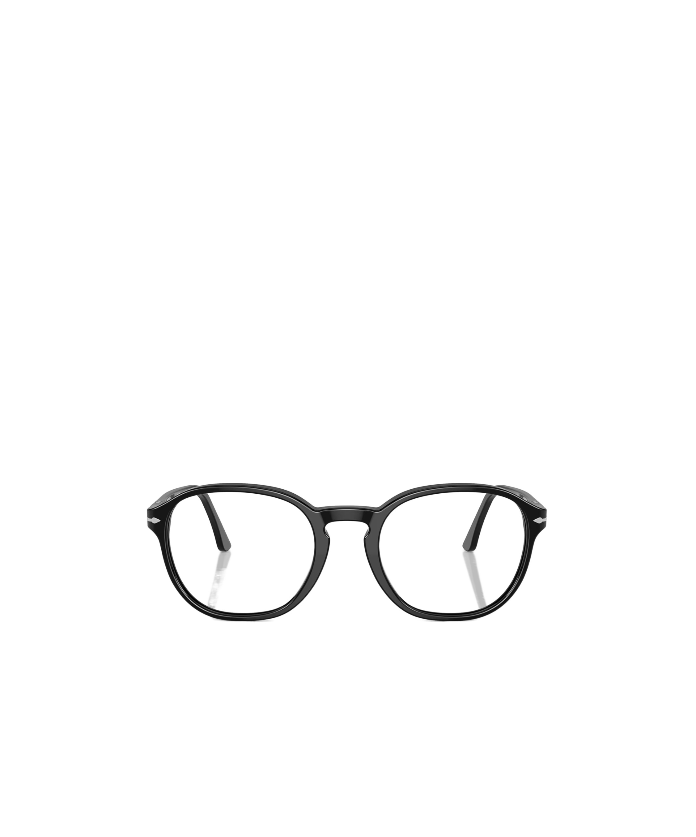 Persol Round Frame Glasses In Black