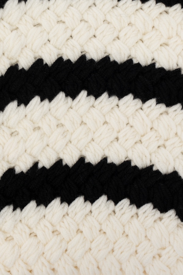 Alanui The Mariner Virgin Wool Scarf In Nude