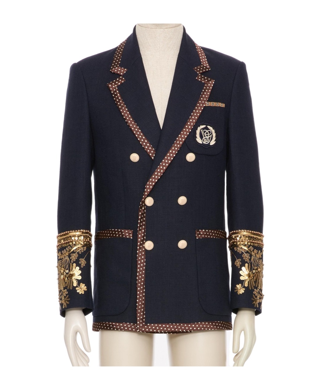 Valentino Long-sleeved Suit Jacket In Black