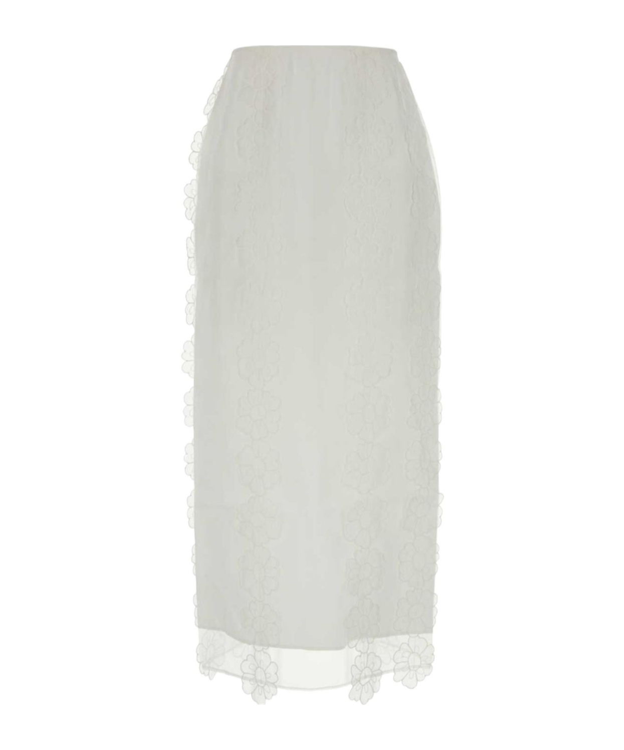 Cecilie�bahnsen Olympia Skirt In White