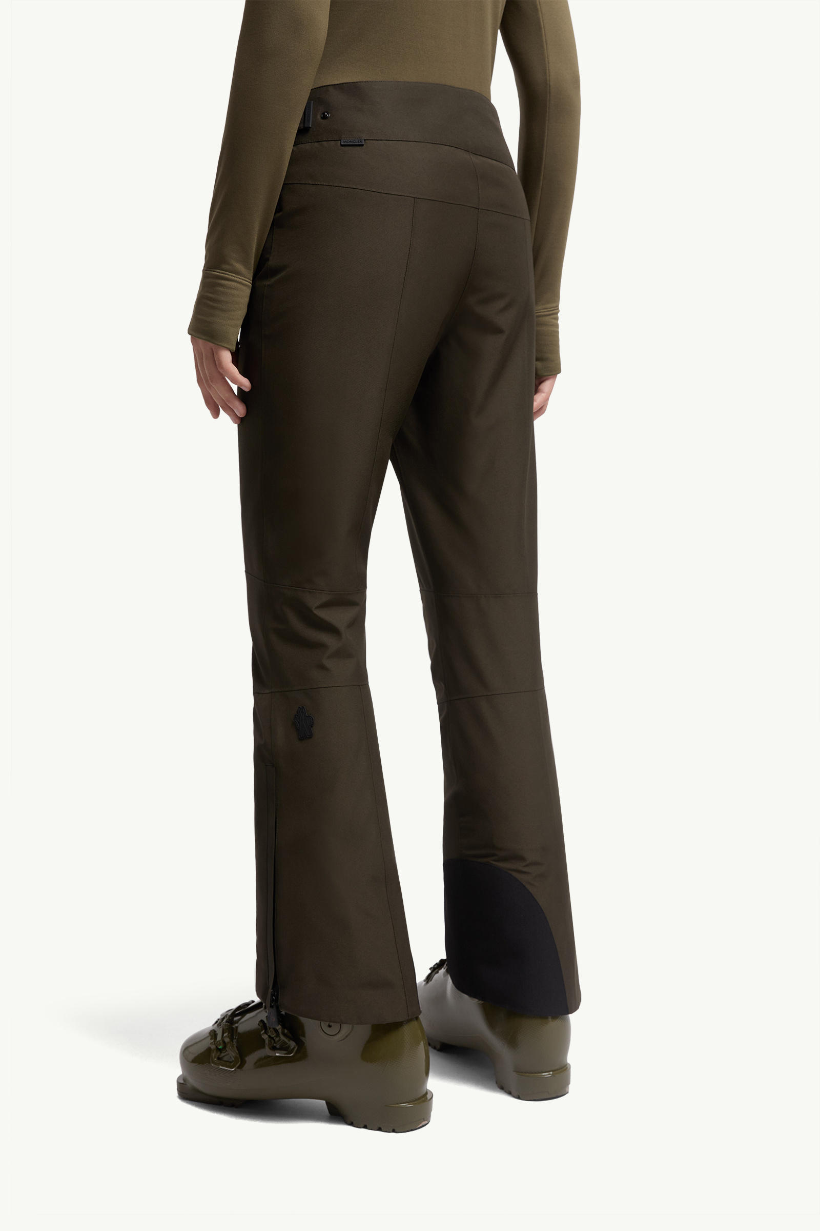 Moncler Padded Gore-tex Ski Pants In Green