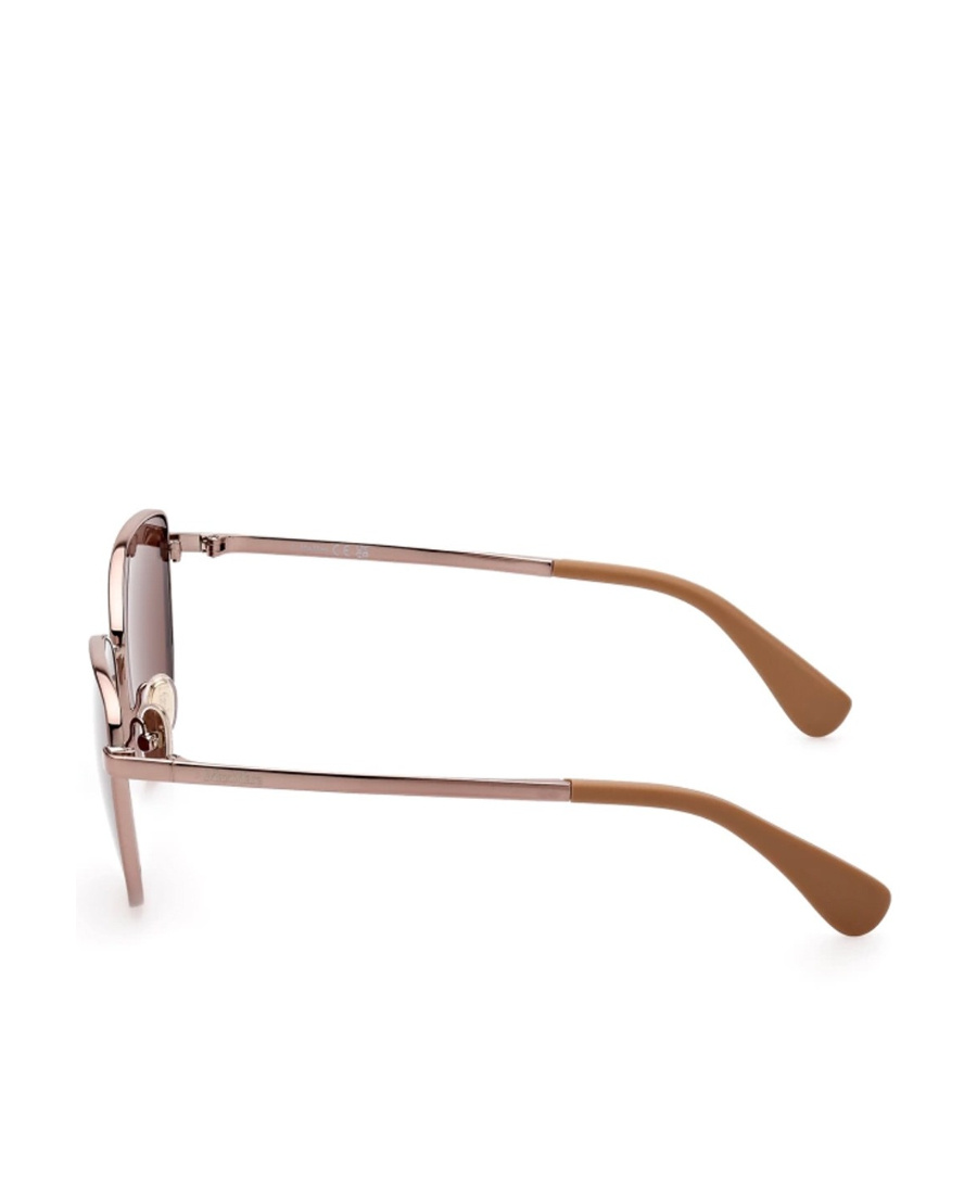 Max Mara Logo Sunglasses In Brown
