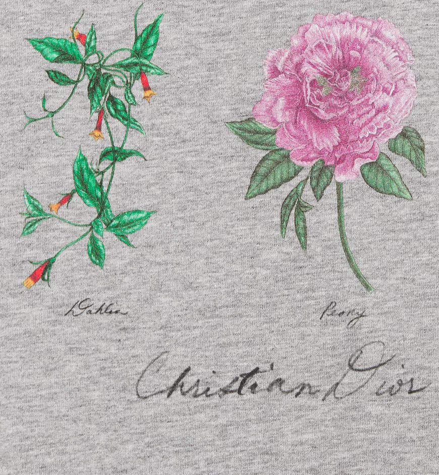 Dior Item O-neck Short-sleeved T-shirt In Gray