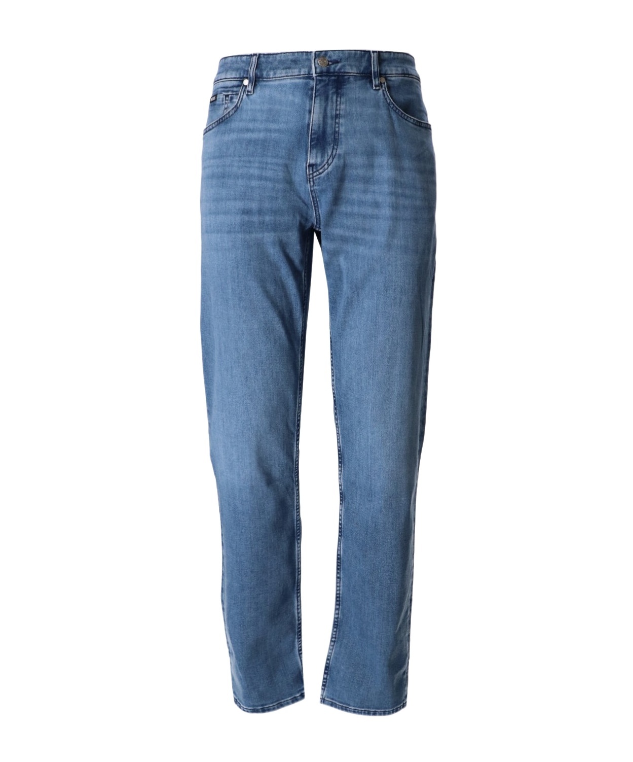 Hugo Boss Belt-loop Jeans In Blue
