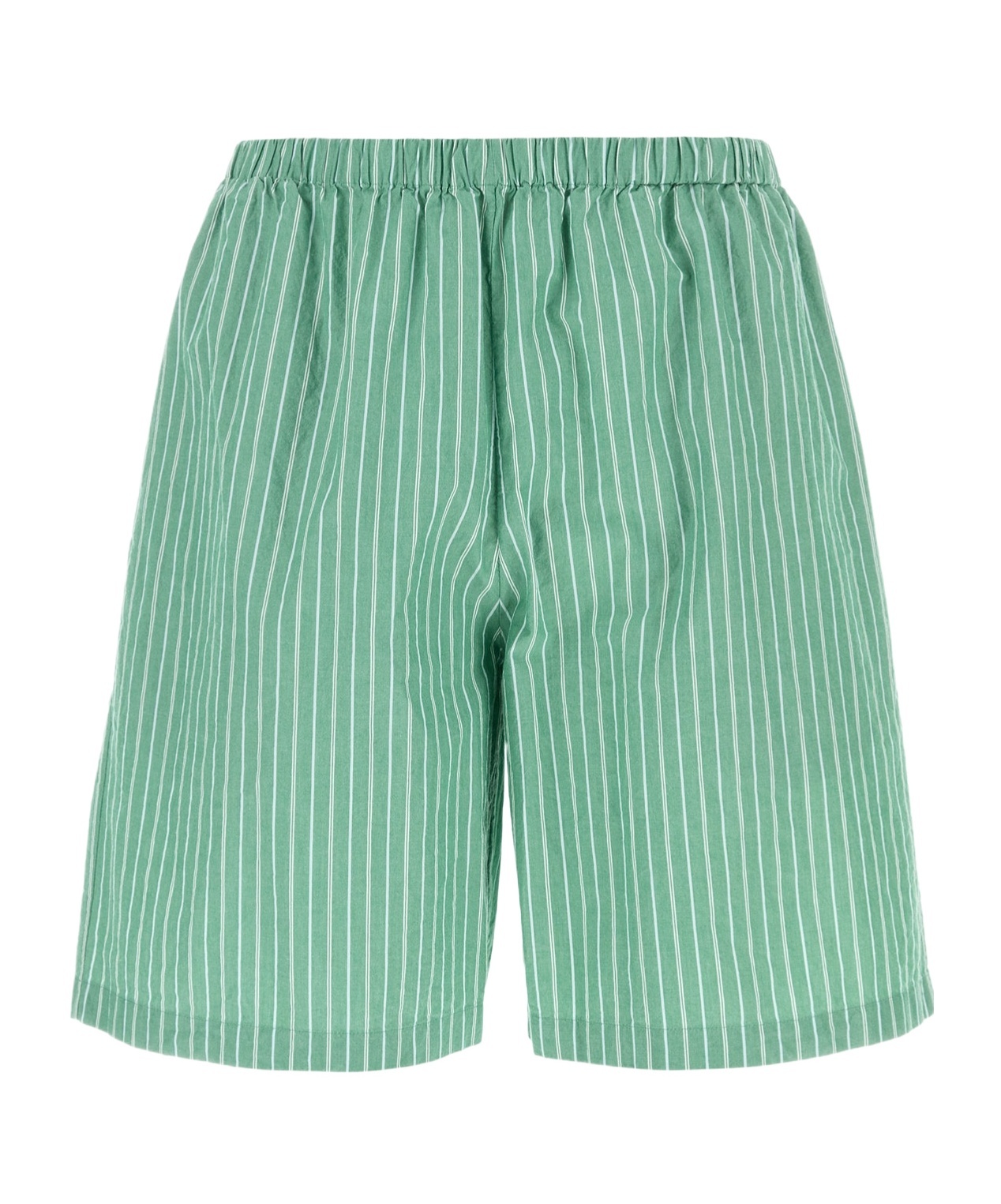 The Row Bermuda Zindel In Cotone Ricamato Uomo In Green