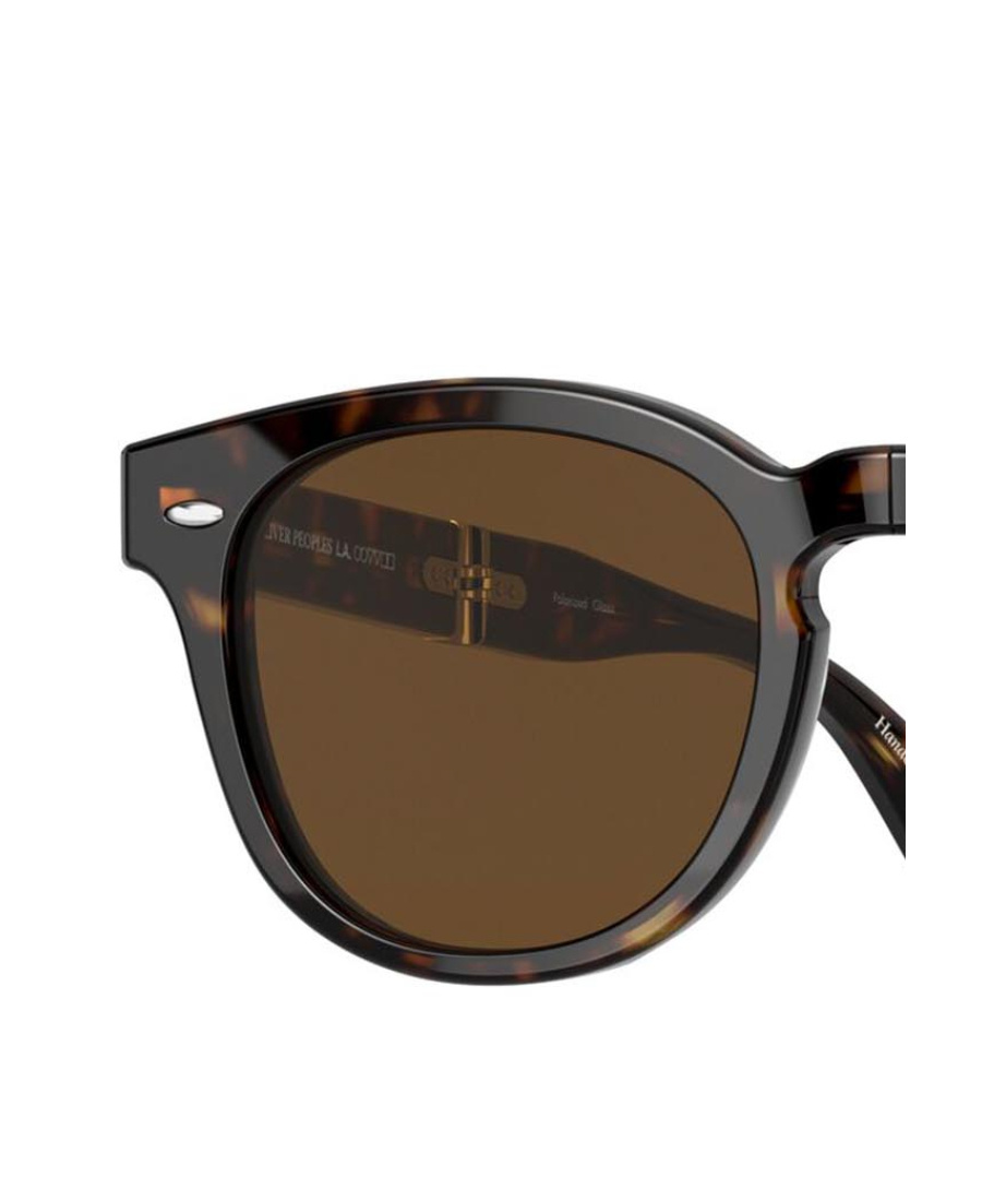 Oliver Peoples Logo Sunglasses In Brown