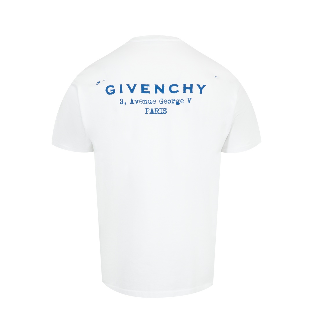 Givenchy T-shirt With Logo Printed On The Back