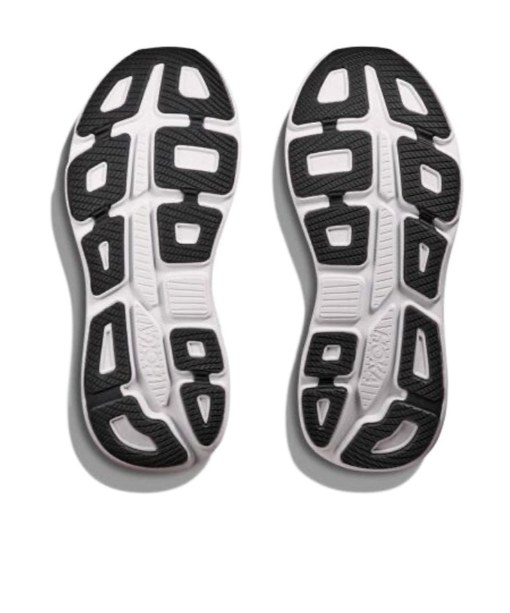 Hoka Bondi 9 Grey Low Top Sneakers With Maxi Logo Lettering On The Side In Tech Fabric Unisex In Gray