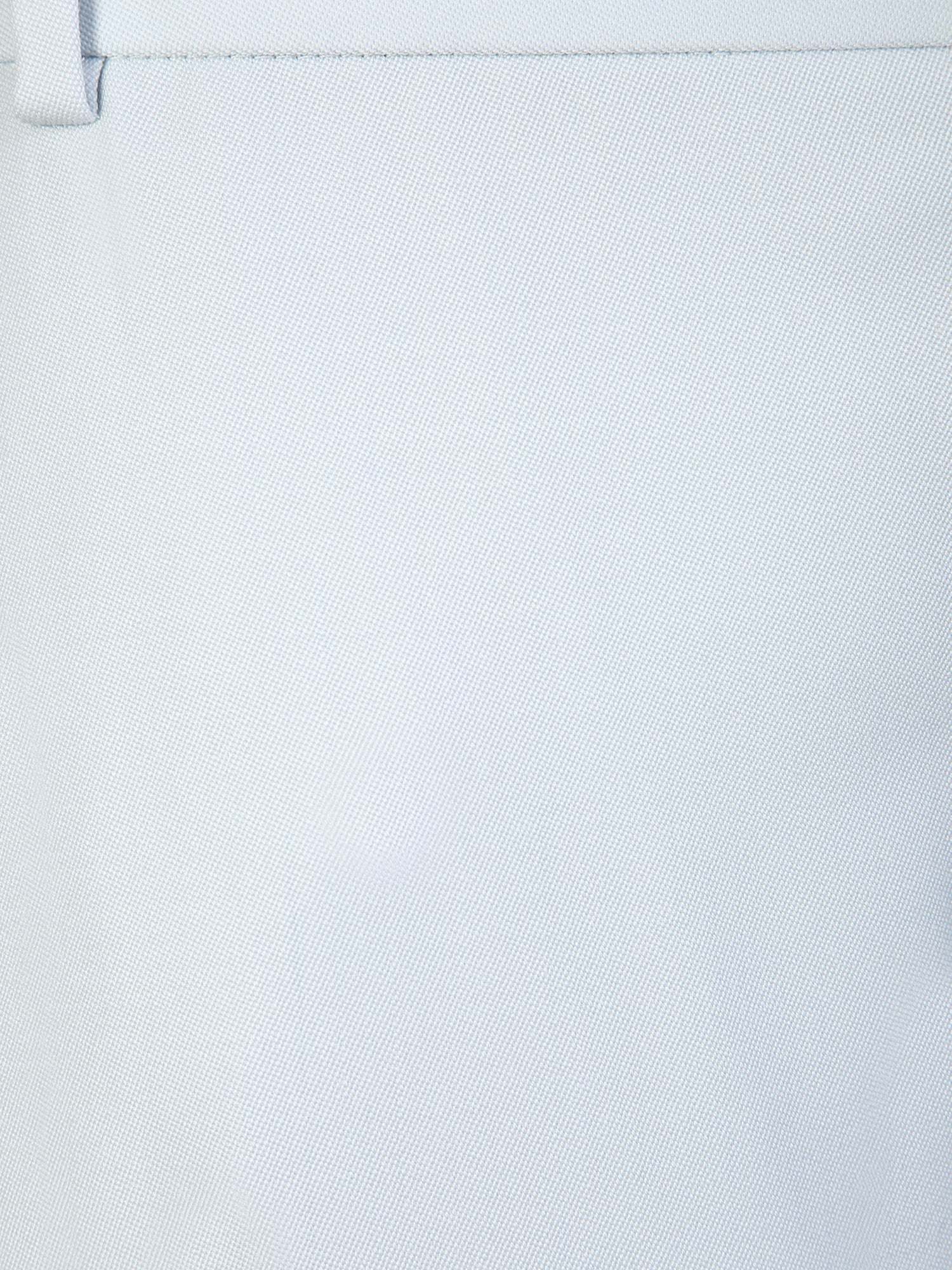Alexander Mcqueen Blue Tailored Cigarette Pants In White