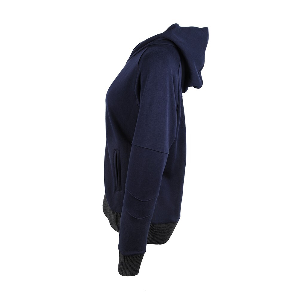 Jo No Fui Hooded Casual Jacket In Black