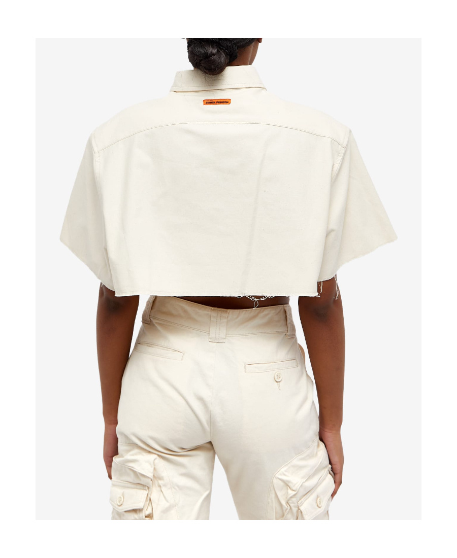 Heron Preston Short Style Shirt In White