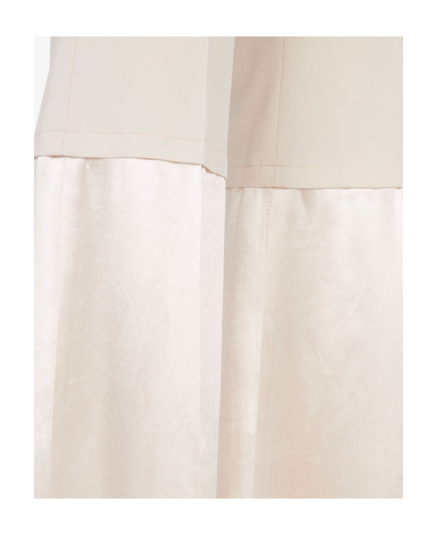 Fendi Tailored Gabardine Trousers In White