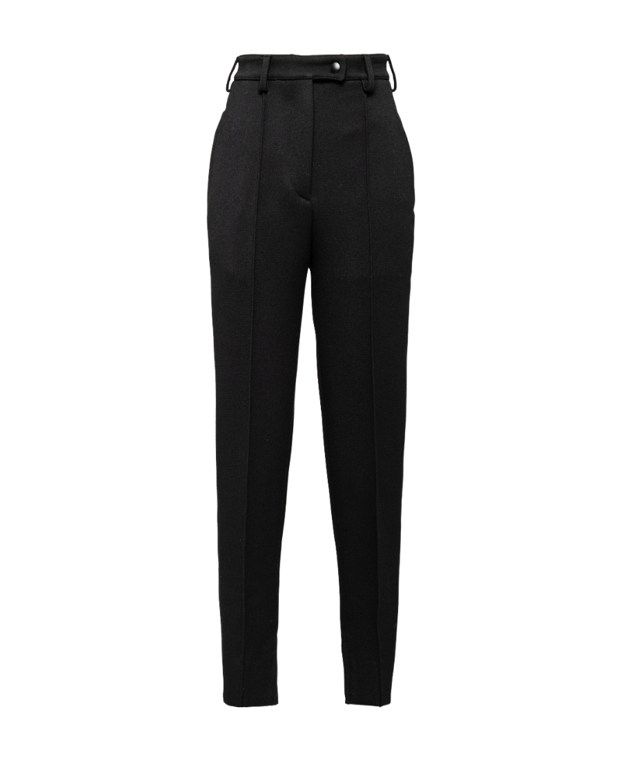 Prada High-waist Skinny Pants In Black