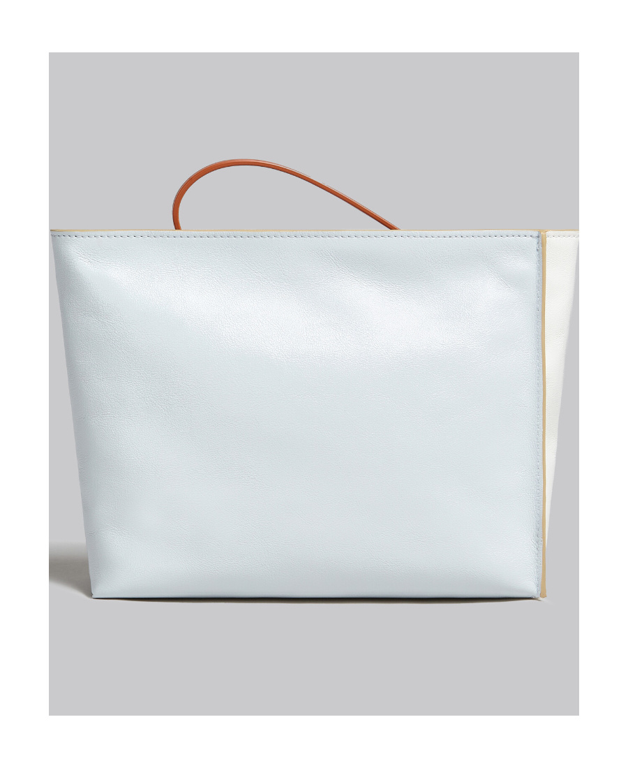 MARNI COLOURBLOCK LOGO-PRINT CLUTCH