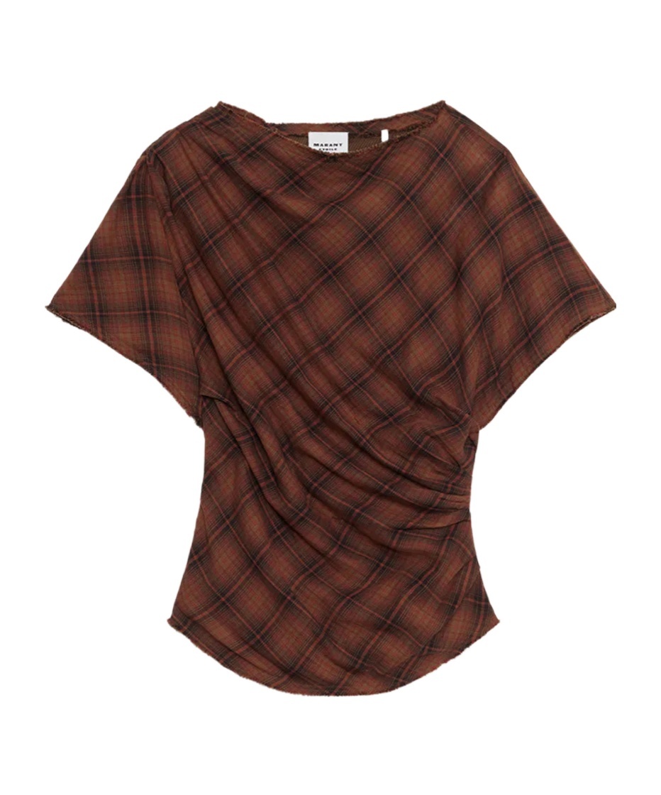 Isabel Marant Étoile Neyela Top Dark Bronze In Brown