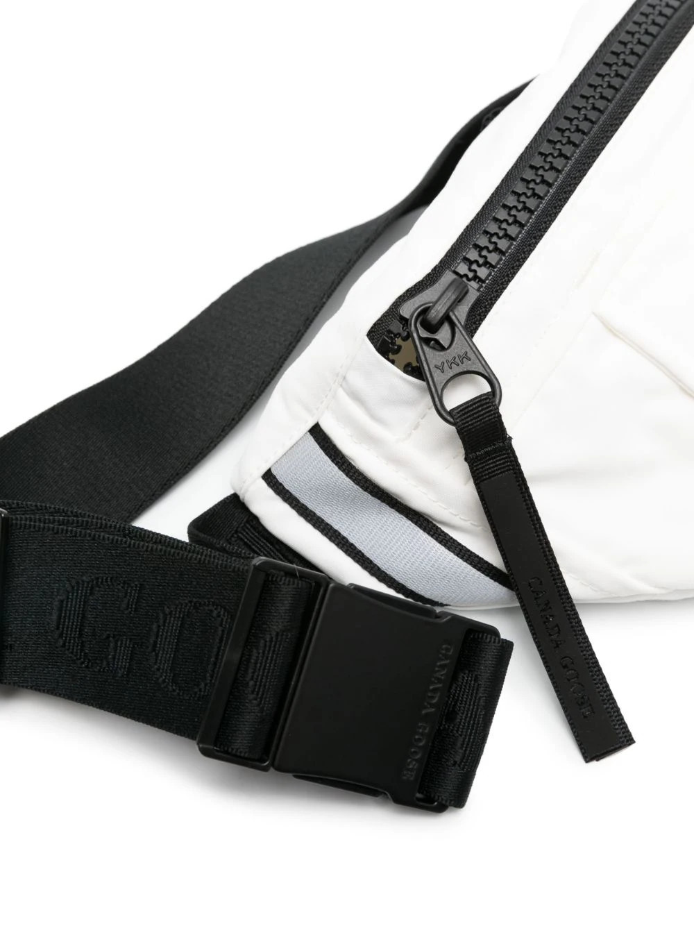 Canada Goose Logo-patch Belt Bag In White