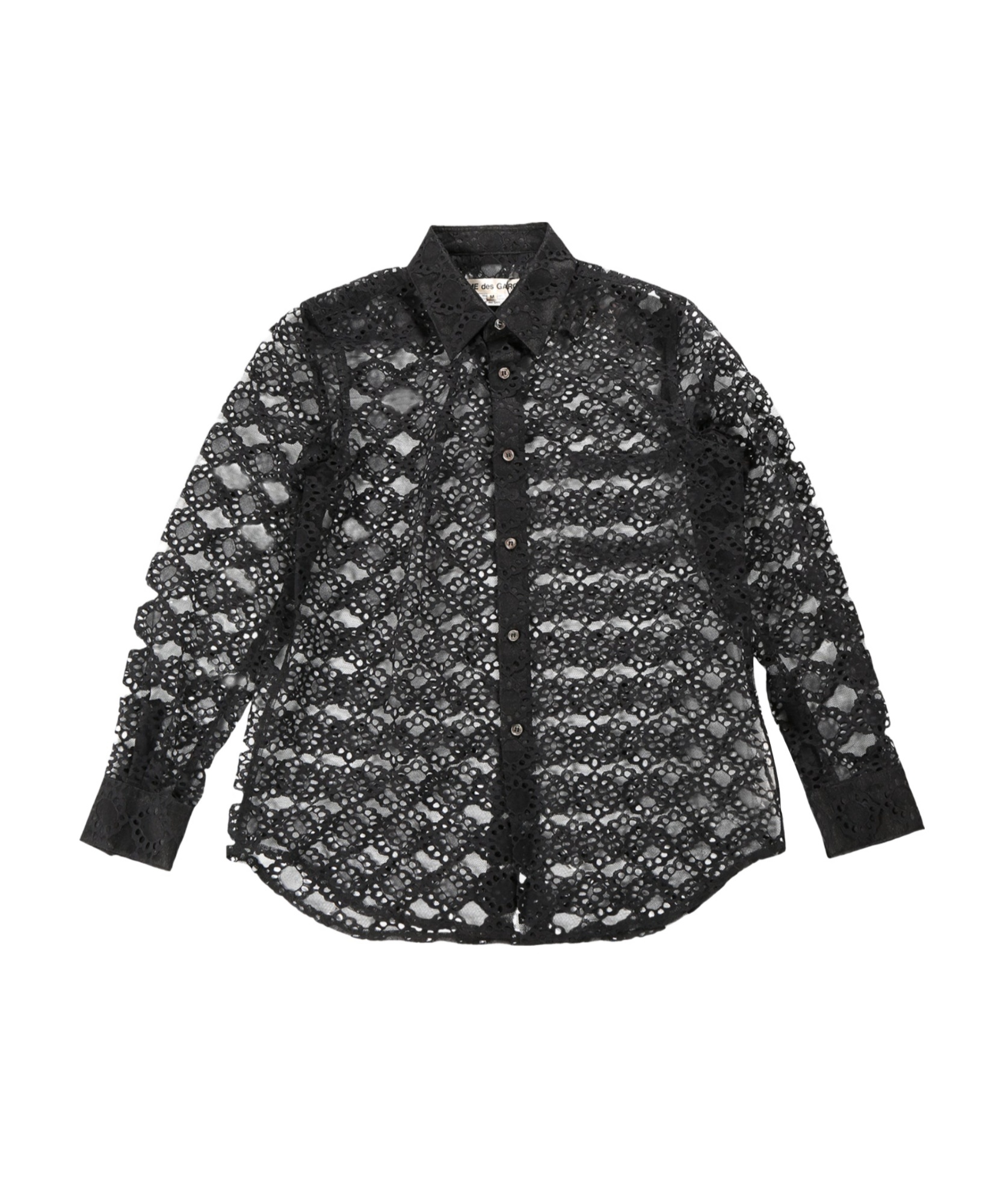 Comme Des Garçons Sheer Lace Shirt