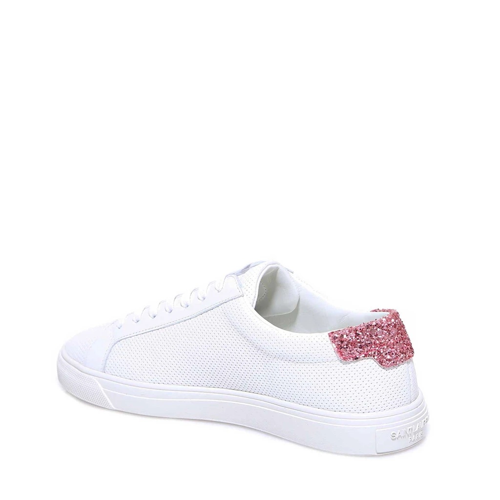 Saint Laurent Low-strapped Casual Sneakers In White