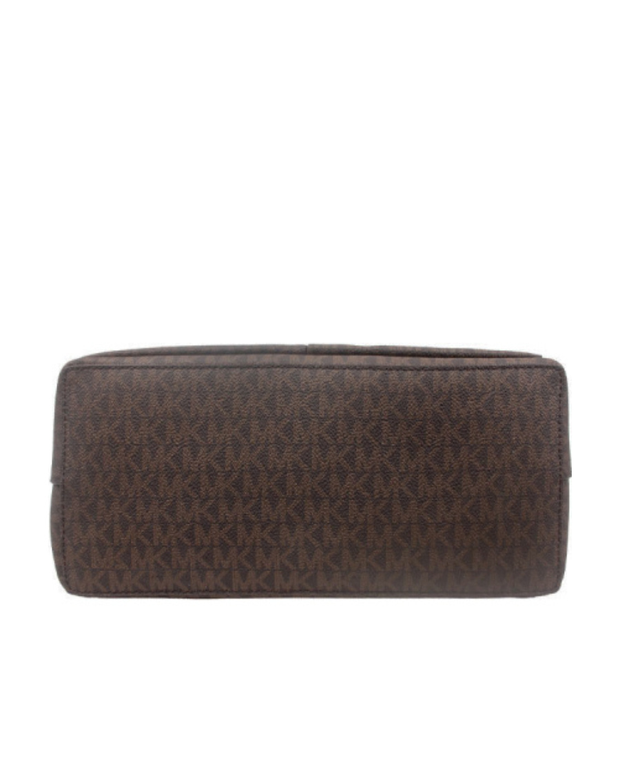 Michael Kors Jet Set Medium Logo Pocket Todd Bag In Black
