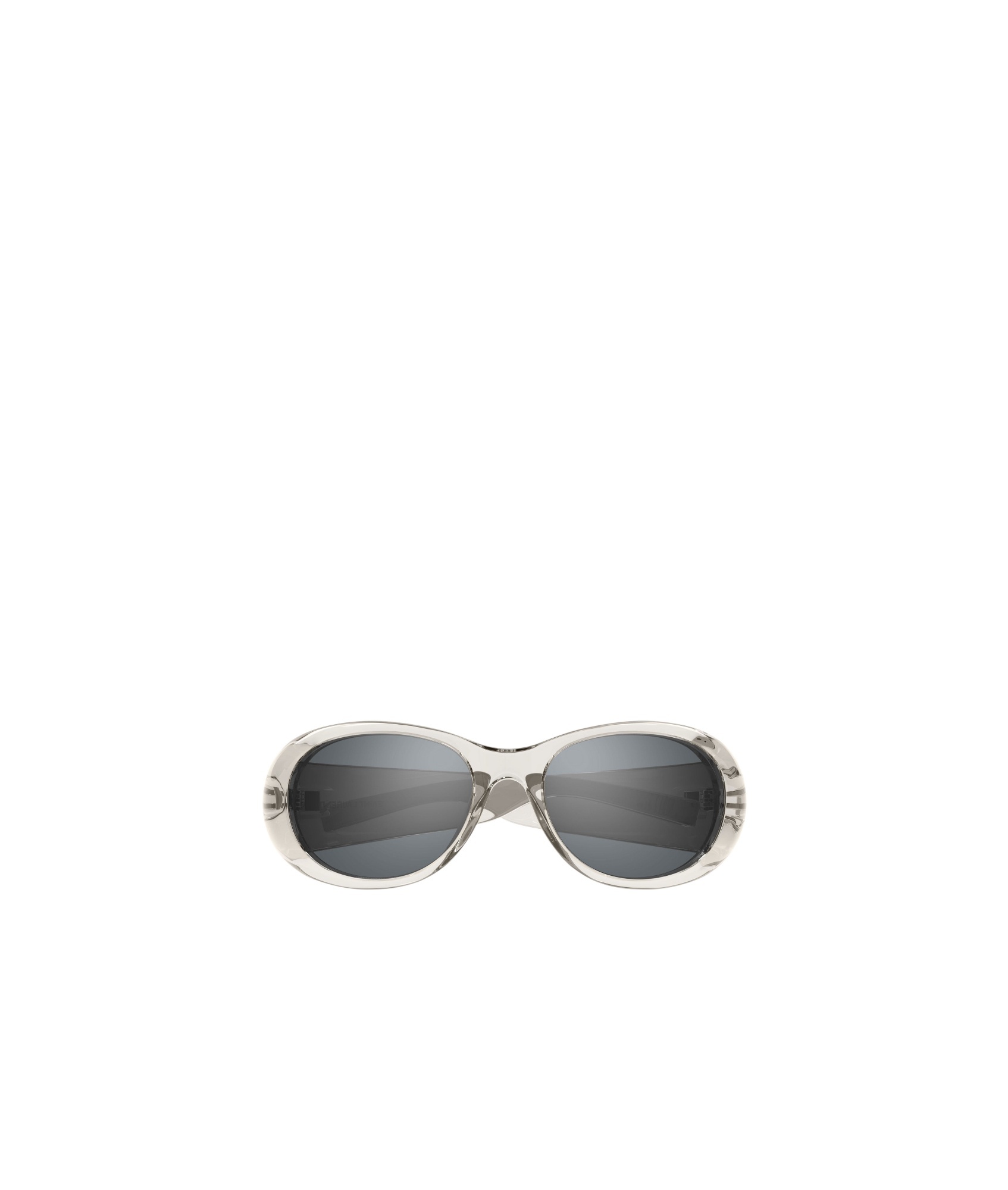Saint Laurent Eyewear Pillow Oval Sunglasses In Gray