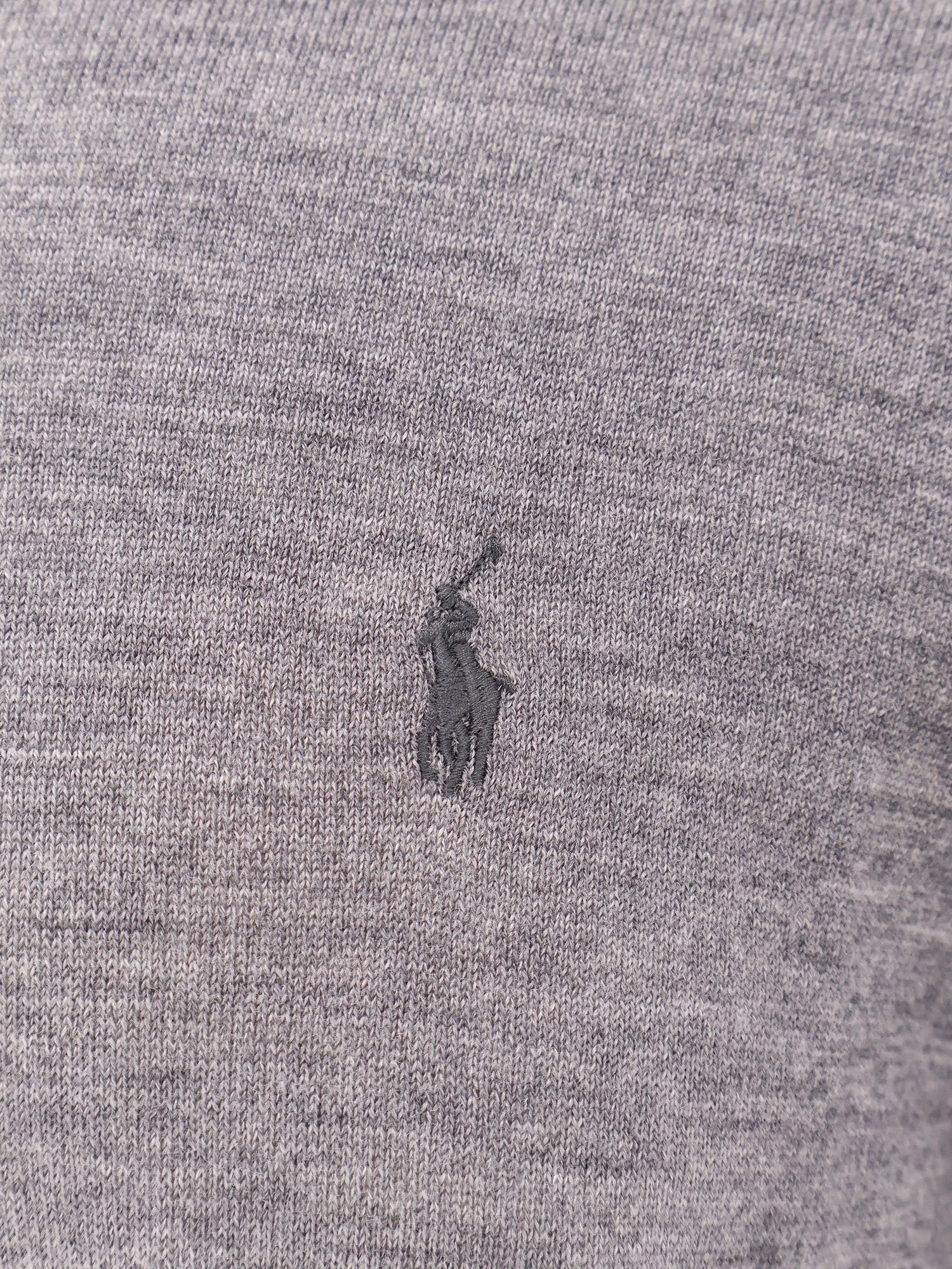 Shop Polo Ralph Lauren Polo Pony-embroidered Sweater In Gray
