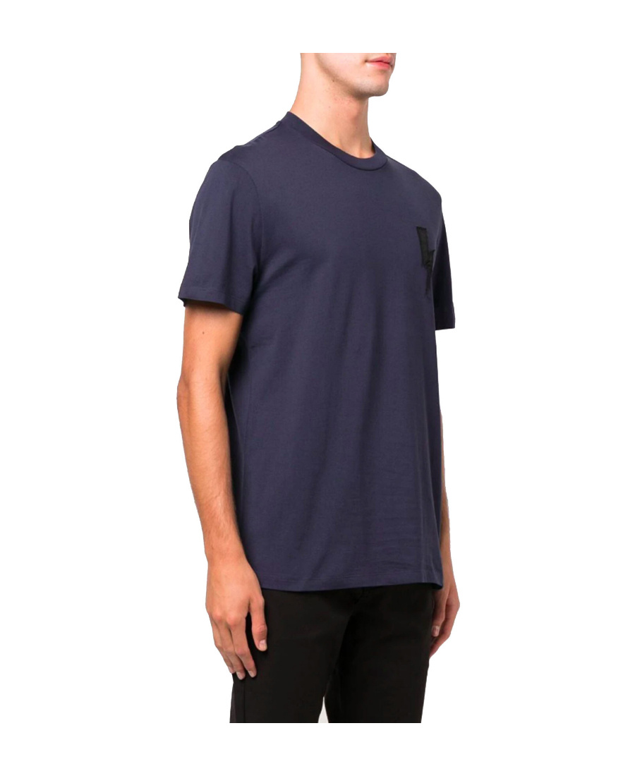 Neil Barrett Lightening-patch T-shirt In Black