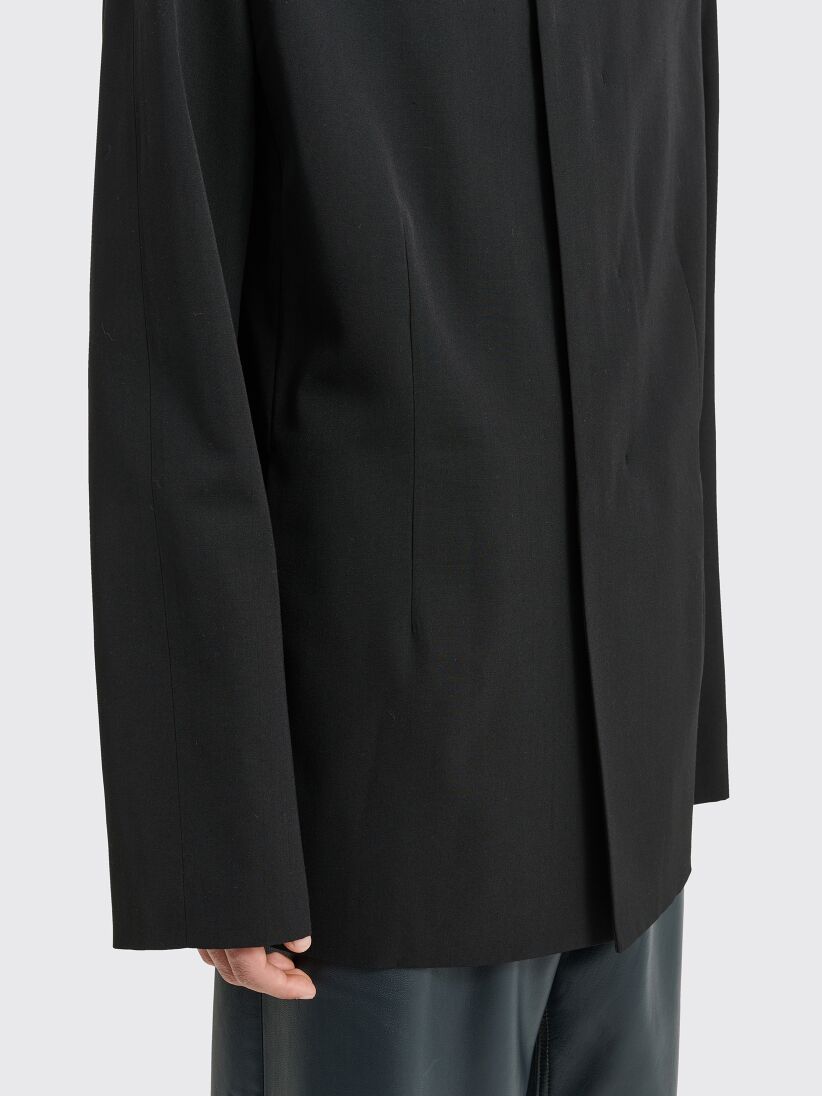 Acne Studios Logo Casual Jacket In Black