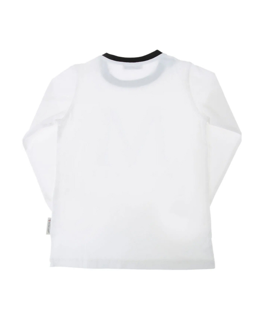 Moncler Logo-print Cotton T-shirt In White