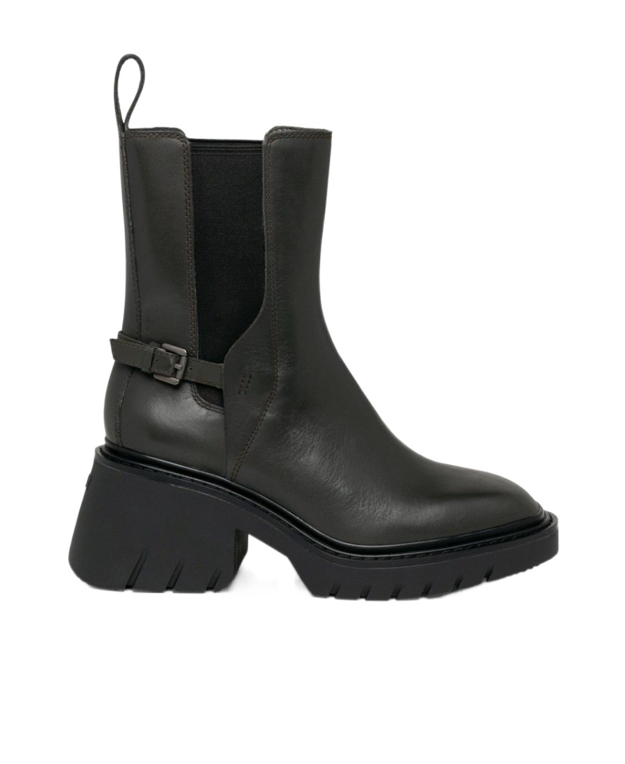 Ash Logo Boots In Animal Print