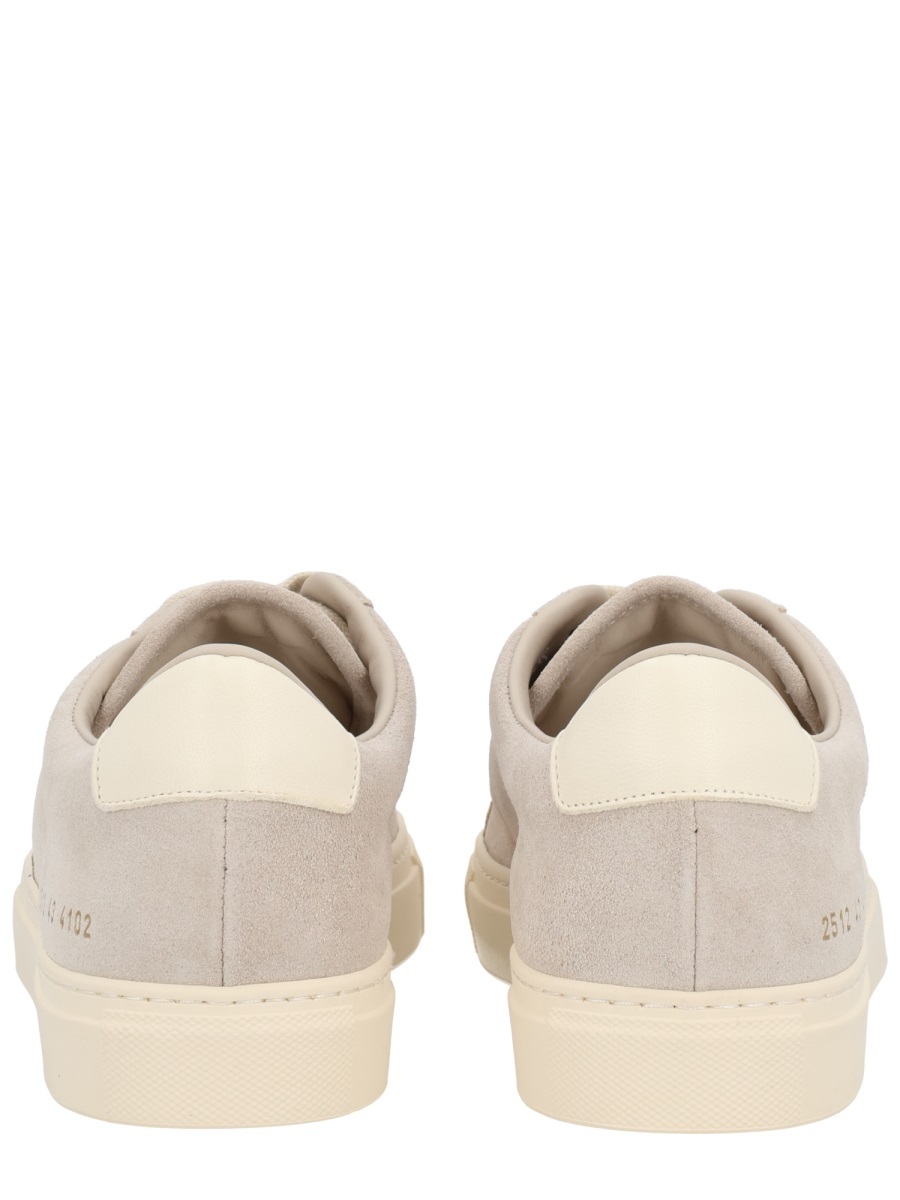 Common Projects Retro Round Toe Sneakers In Animal Print